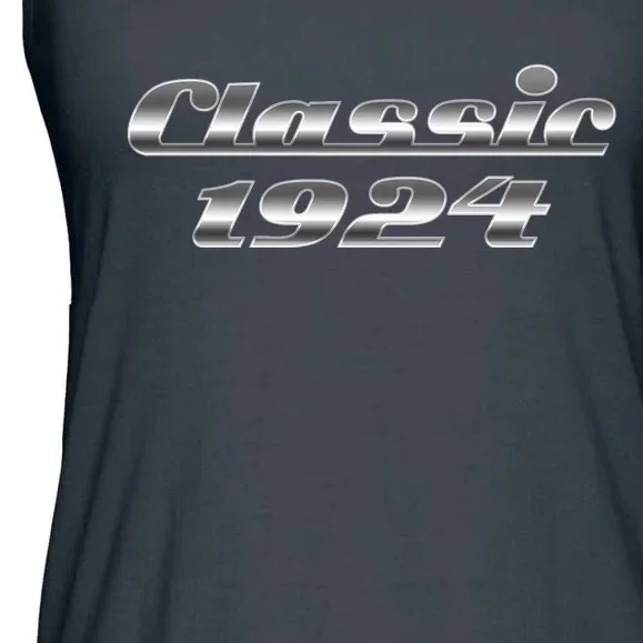 Classic Chrome 1924 100th Birthday Ladies Essential Flowy Tank