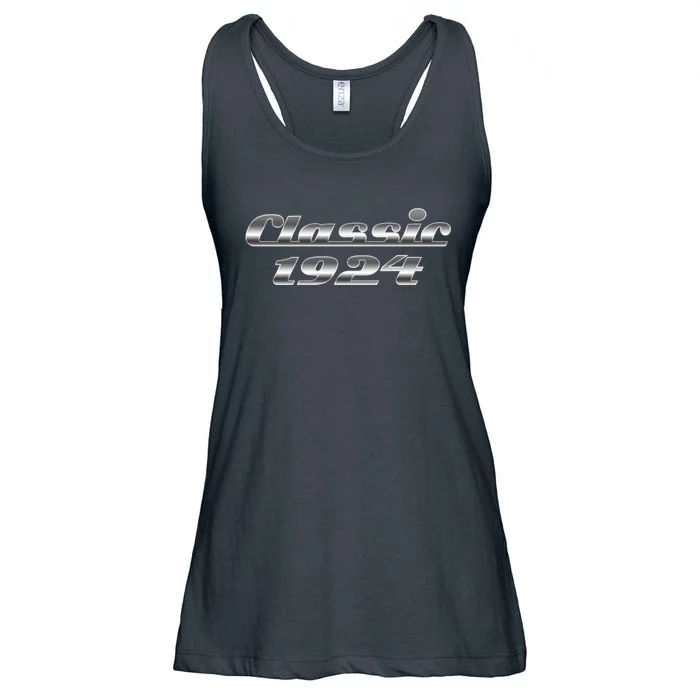 Classic Chrome 1924 100th Birthday Ladies Essential Flowy Tank