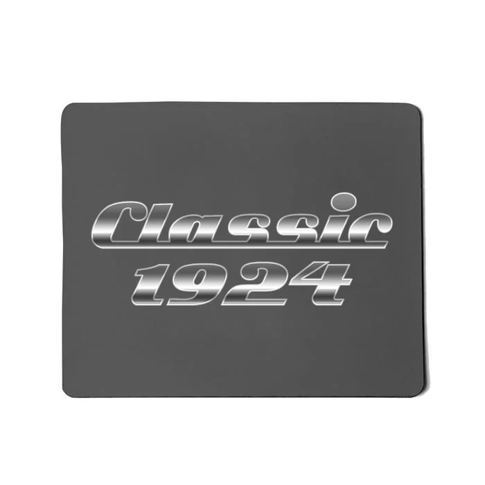 Classic Chrome 1924 100th Birthday Mousepad