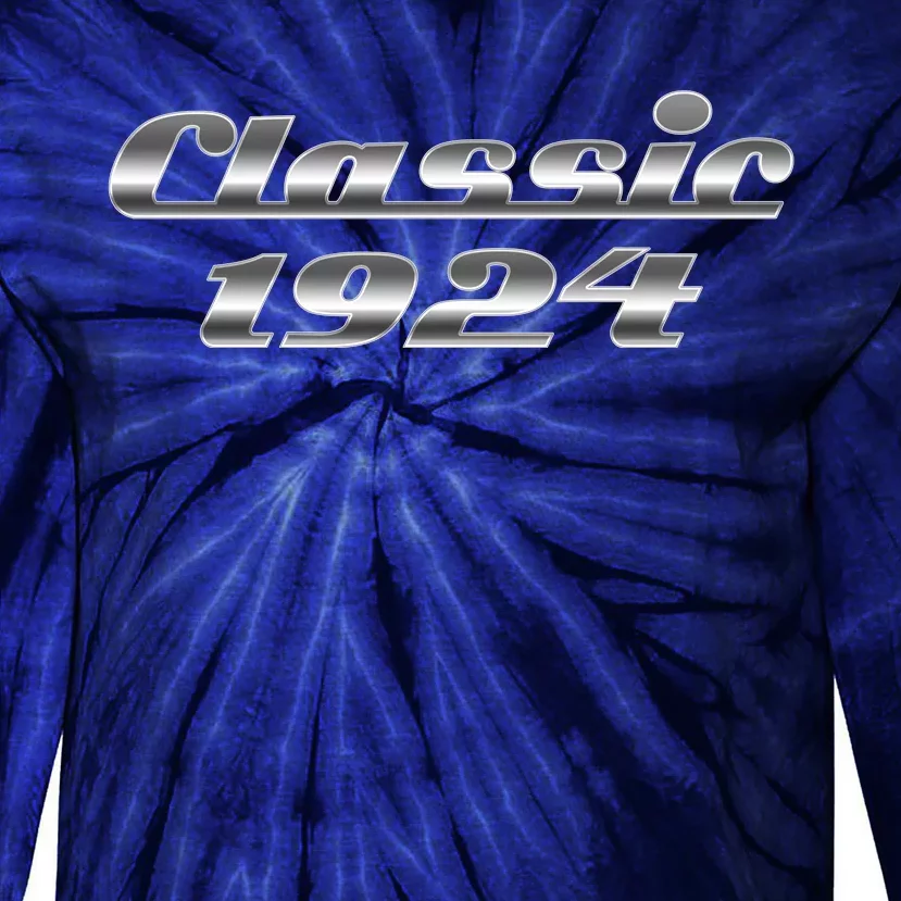 Classic Chrome 1924 100th Birthday Tie-Dye Long Sleeve Shirt