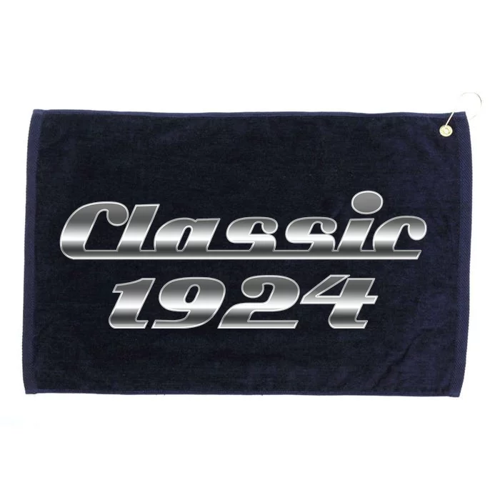 Classic Chrome 1924 100th Birthday Grommeted Golf Towel