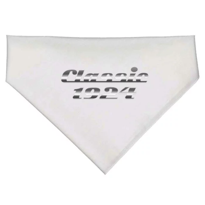 Classic Chrome 1924 100th Birthday USA-Made Doggie Bandana