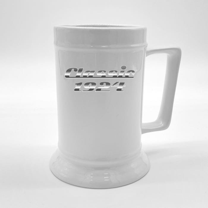 Classic Chrome 1924 100th Birthday Front & Back Beer Stein