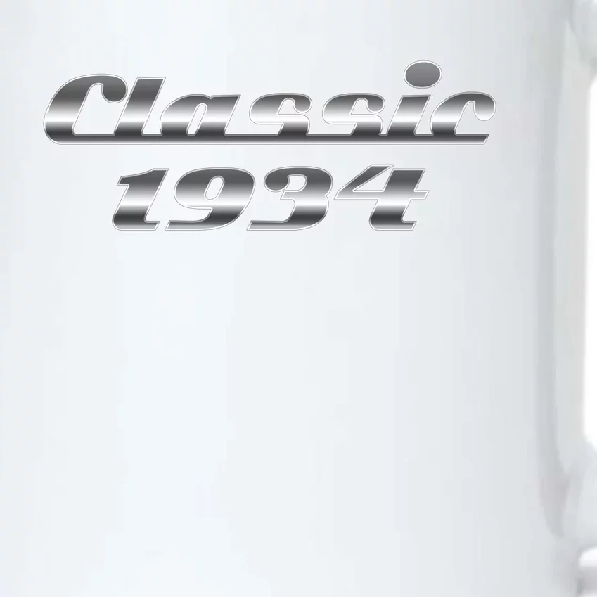 Classic Chrome 1934 90th Birthday Black Color Changing Mug