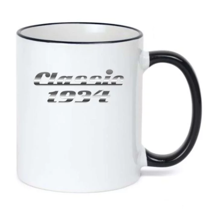 Classic Chrome 1934 90th Birthday Black Color Changing Mug