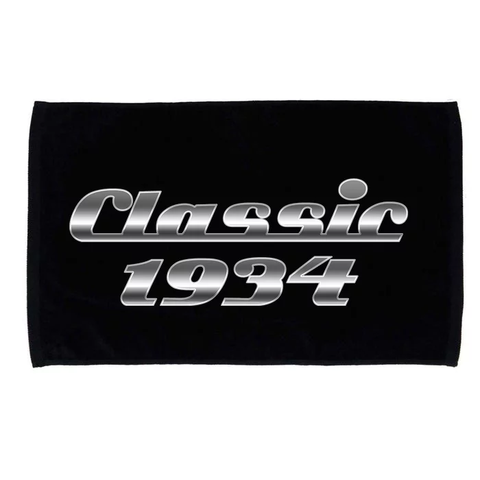 Classic Chrome 1934 90th Birthday Microfiber Hand Towel