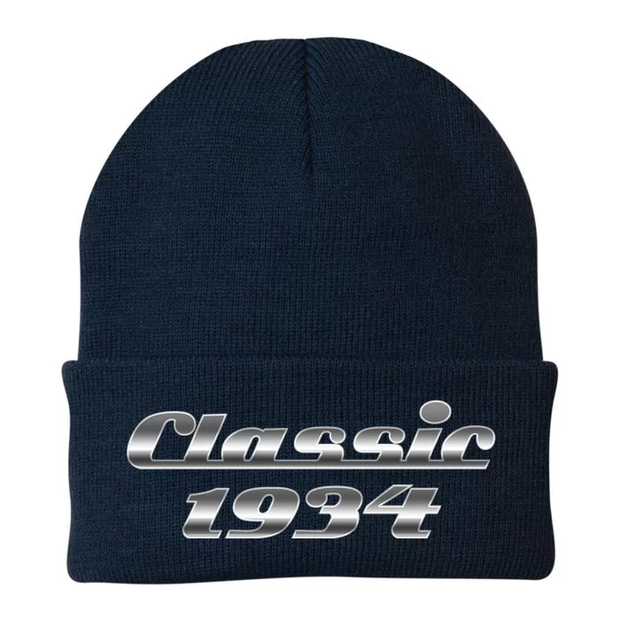 Classic Chrome 1934 90th Birthday Knit Cap Winter Beanie