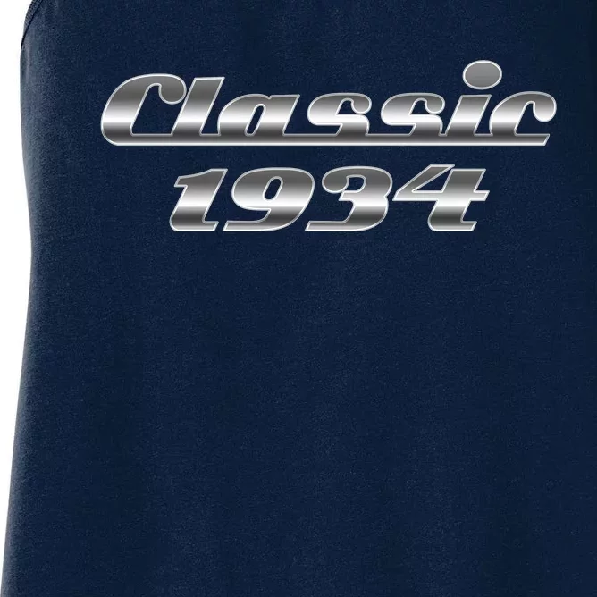 Classic Chrome 1934 90th Birthday Women's Racerback Tank