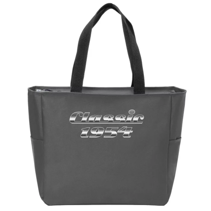 Classic Chrome 1954 70th Birthday Zip Tote Bag