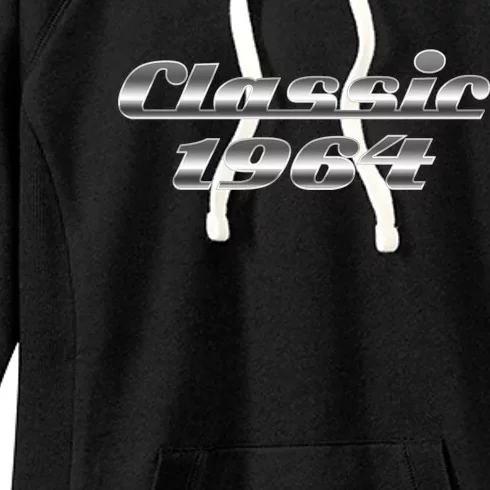 Classic Chrome 1964 60th Birthday Women's Fleece Hoodie