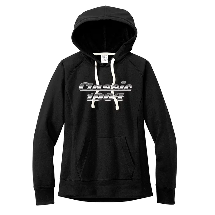 Classic Chrome 1964 60th Birthday Women's Fleece Hoodie