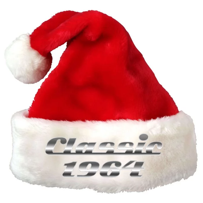 Classic Chrome 1964 60th Birthday Premium Christmas Santa Hat