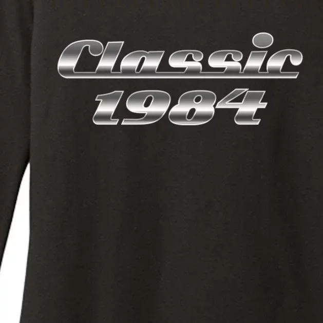 Classic Chrome 1984 40th Birthday Womens CVC Long Sleeve Shirt