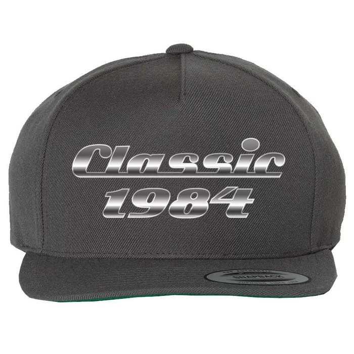 Classic Chrome 1984 40th Birthday Wool Snapback Cap