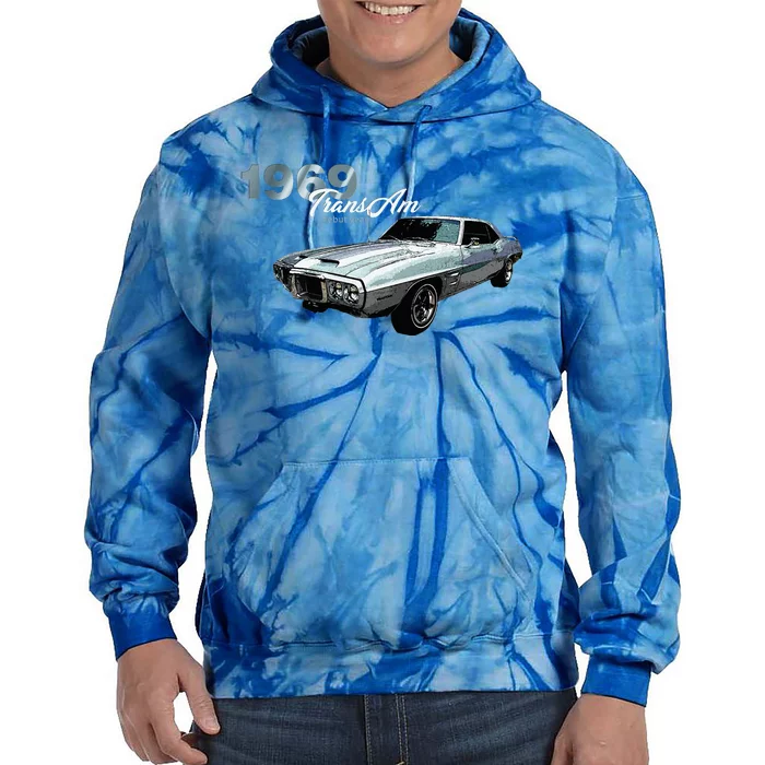 Classic Cars 1969 Am Debut Year Muscle Cars Tie Dye Hoodie