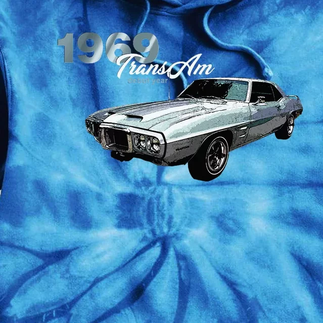 Classic Cars 1969 Am Debut Year Muscle Cars Tie Dye Hoodie