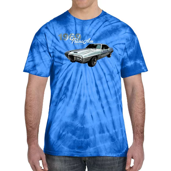 Classic Cars 1969 Am Debut Year Muscle Cars Tie-Dye T-Shirt