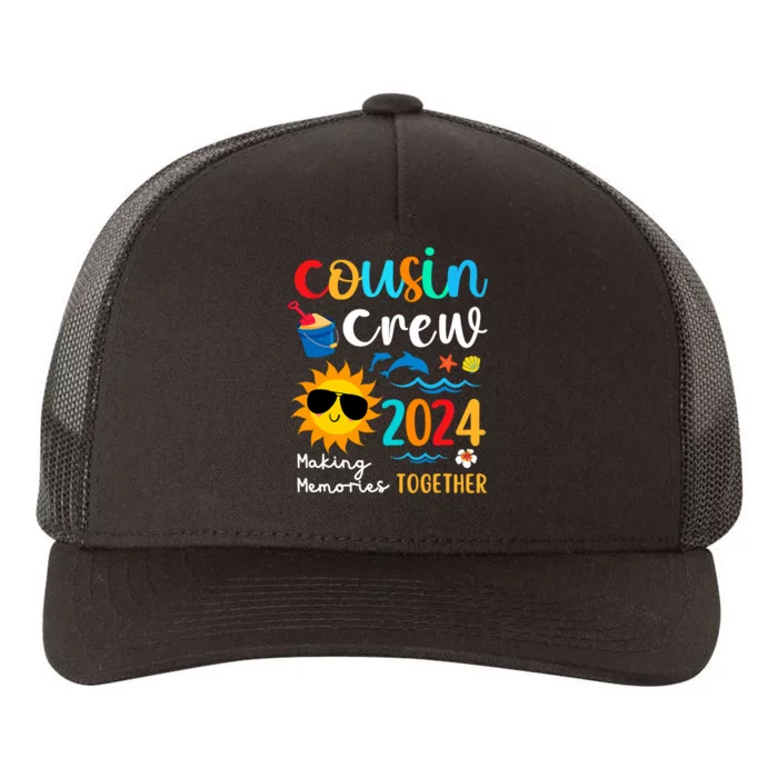 Cousin Crew 2024 Summer Vacation Beach Family Trips Matching Yupoong Adult 5-Panel Trucker Hat