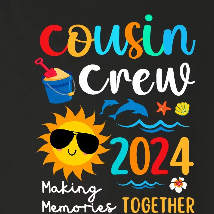 Cousin Crew 2024 Summer Vacation Beach Family Trips Matching Toddler Long Sleeve Shirt