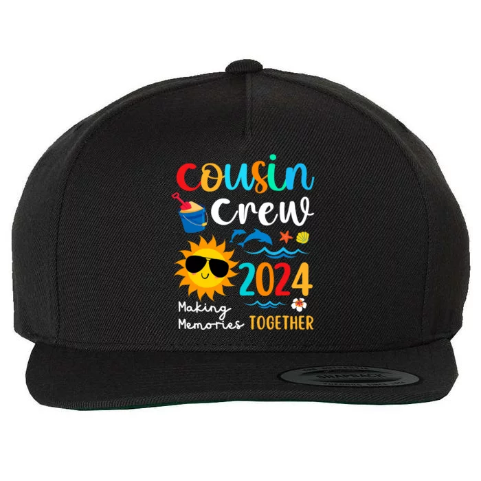 Cousin Crew 2024 Summer Vacation Beach Family Trips Matching Wool Snapback Cap