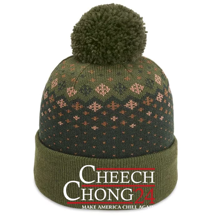 Cheech & Chong ’24 Make America Chill Again The Baniff Cuffed Pom Beanie