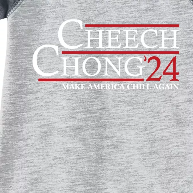 Cheech & Chong ’24 Make America Chill Again Infant Baby Jersey Bodysuit