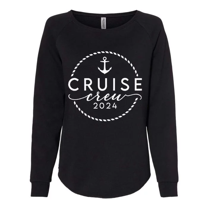 Cruise Crew 2024 Anchor Vacation Sailing Trip Matching Group Womens California Wash Sweatshirt