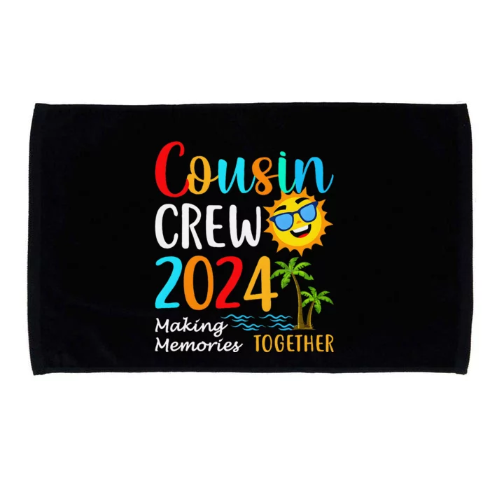 Cousin Crew 2024 Summer Vacation Beach Matching Family Trips Microfiber Hand Towel