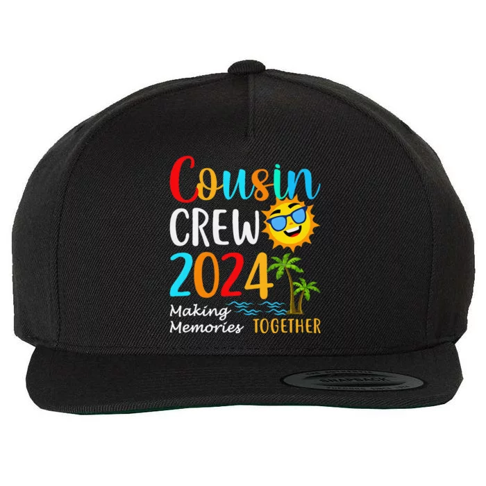 Cousin Crew 2024 Summer Vacation Beach Matching Family Trips Wool Snapback Cap