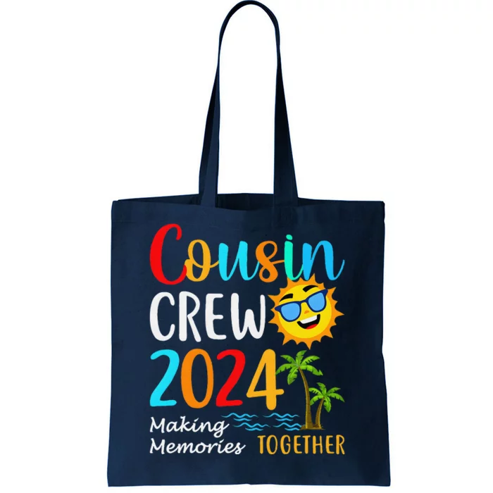 Cousin Crew 2024 Summer Vacation Beach Matching Family Trips Tote Bag