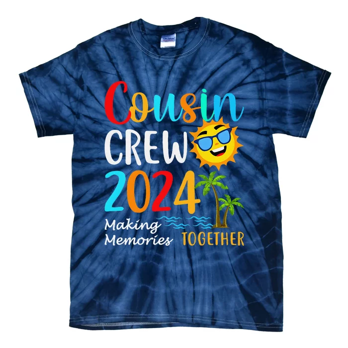 Cousin Crew 2024 Summer Vacation Beach Matching Family Trips Tie-Dye T-Shirt