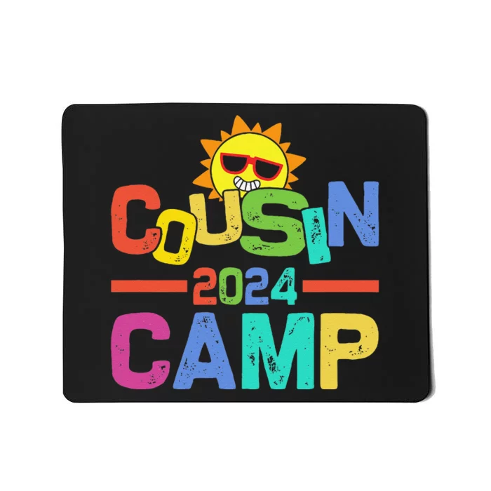 Cousin Camp 2024 Family Vacation Summer Camping Crew Cute Mousepad