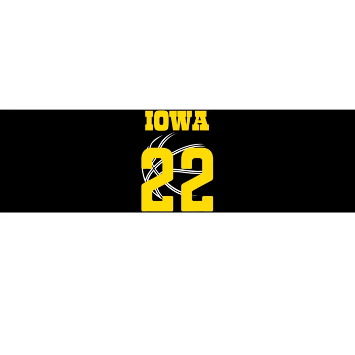 Caitlyn Clark 22 Iowa Bumper Sticker