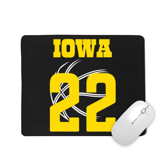 Caitlyn Clark 22 Iowa Mousepad