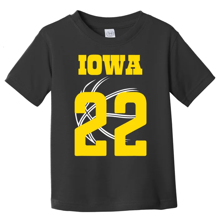 Caitlyn Clark 22 Iowa Toddler T-Shirt