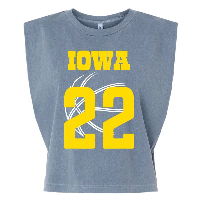 Caitlyn Clark 22 Iowa Garment-Dyed Women's Muscle Tee