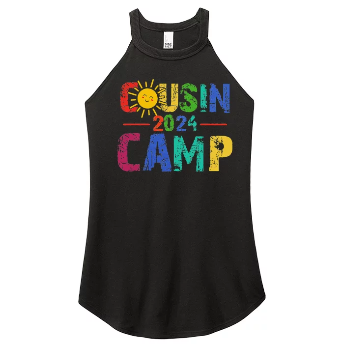 Cousin Camp 2024 Summer Family Vacation Women’s Perfect Tri Rocker Tank