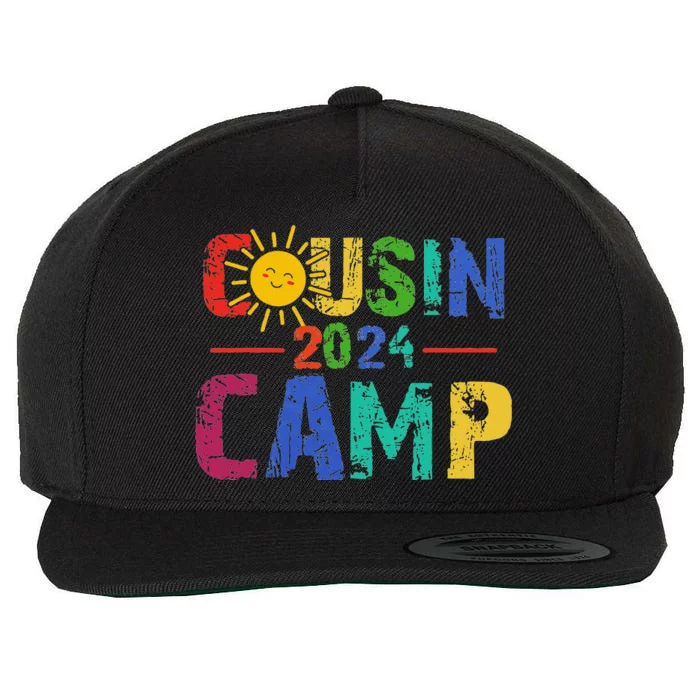 Cousin Camp 2024 Summer Family Vacation Wool Snapback Cap