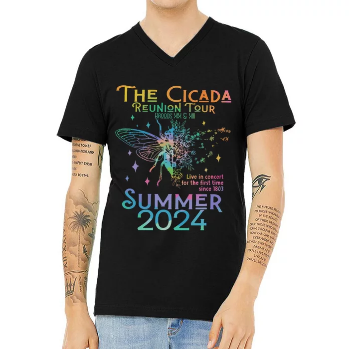 Cicada Concert 2024 Reunion Cicada V-Neck T-Shirt