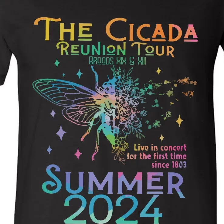 Cicada Concert 2024 Reunion Cicada V-Neck T-Shirt