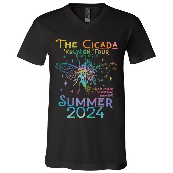 Cicada Concert 2024 Reunion Cicada V-Neck T-Shirt