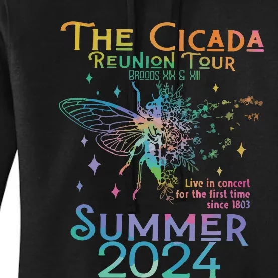 Cicada Concert 2024 Reunion Cicada Women's Pullover Hoodie