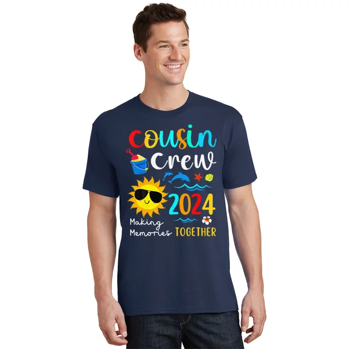 Cousin Crew 2024 Summer Vacation Beach Family Trips Matching T-Shirt