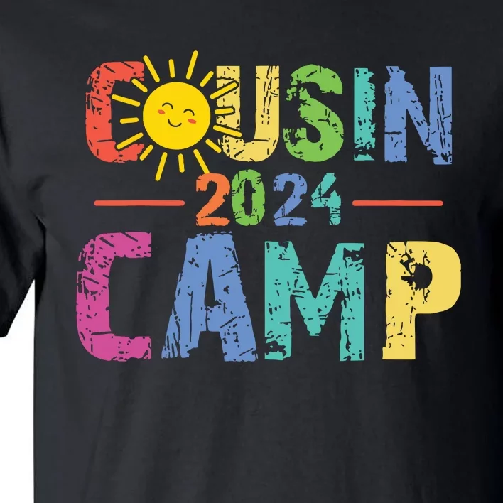 Cousin Camp 2024 Family Vacation Summer Camping Crew Cute Tall T-Shirt