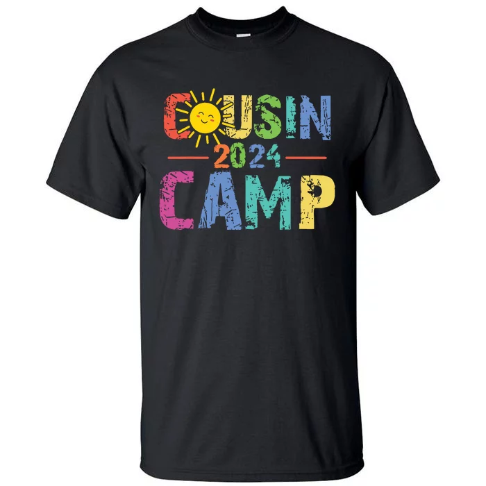 Cousin Camp 2024 Family Vacation Summer Camping Crew Cute Tall T-Shirt