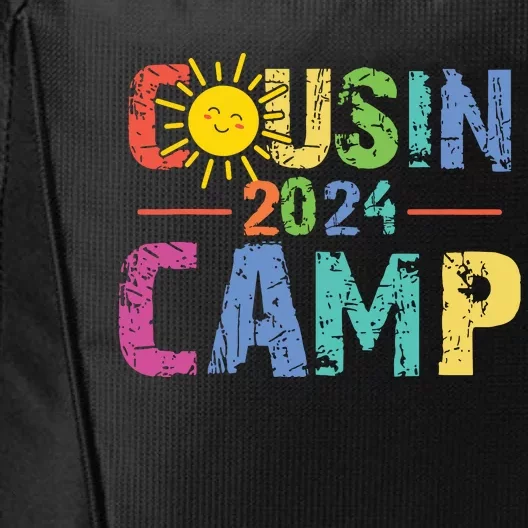 Cousin Camp 2024 Family Vacation Summer Camping Crew Cute City Backpack