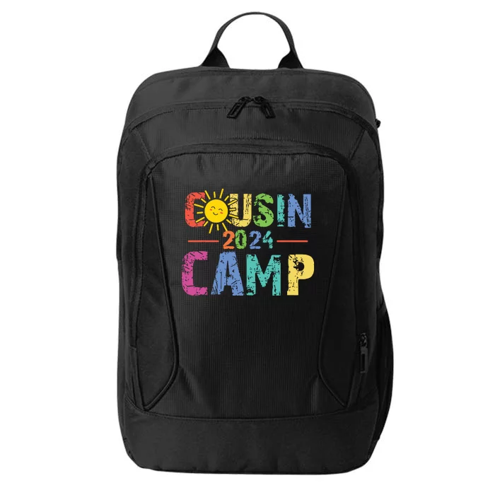 Cousin Camp 2024 Family Vacation Summer Camping Crew Cute City Backpack