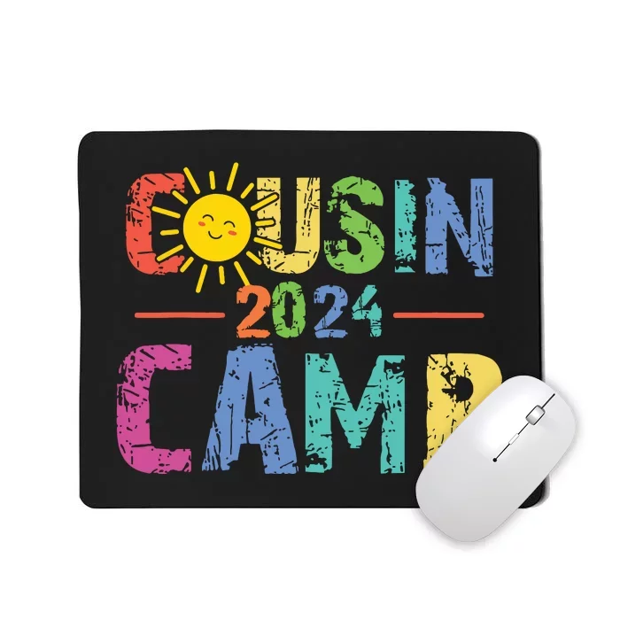 Cousin Camp 2024 Family Vacation Summer Camping Crew Cute Mousepad