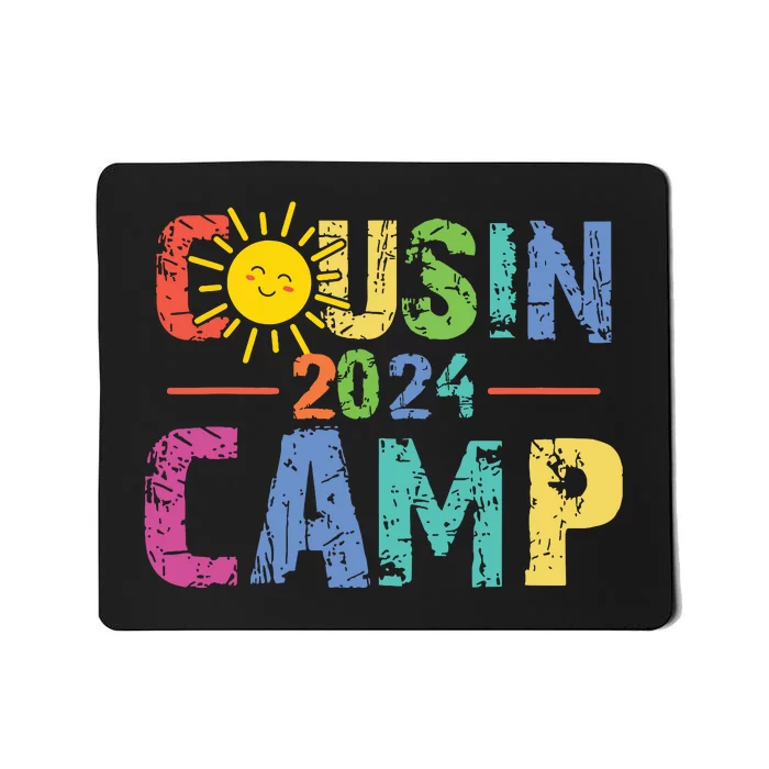 Cousin Camp 2024 Family Vacation Summer Camping Crew Cute Mousepad