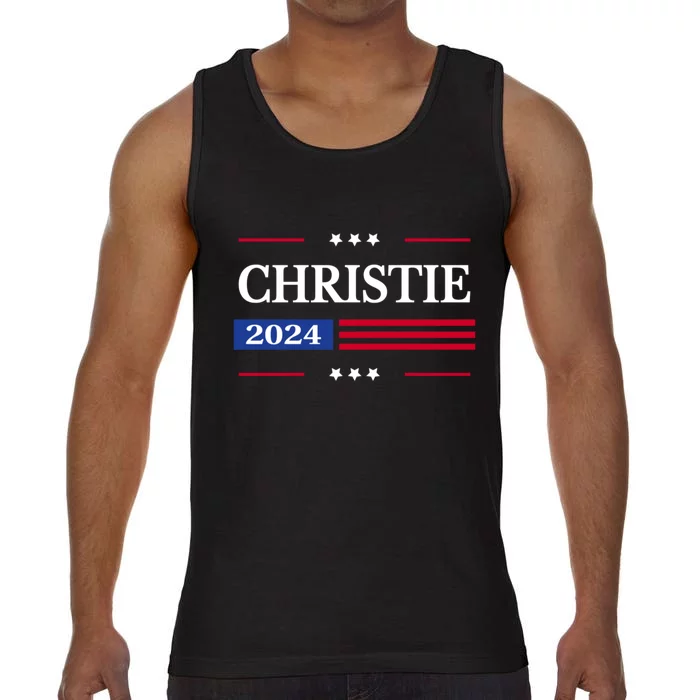 Chris Christie 2024 For President American Comfort Colors® Tank Top